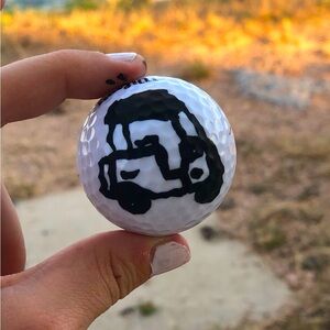 Golf Cart Painted Golf Balls (Individual)